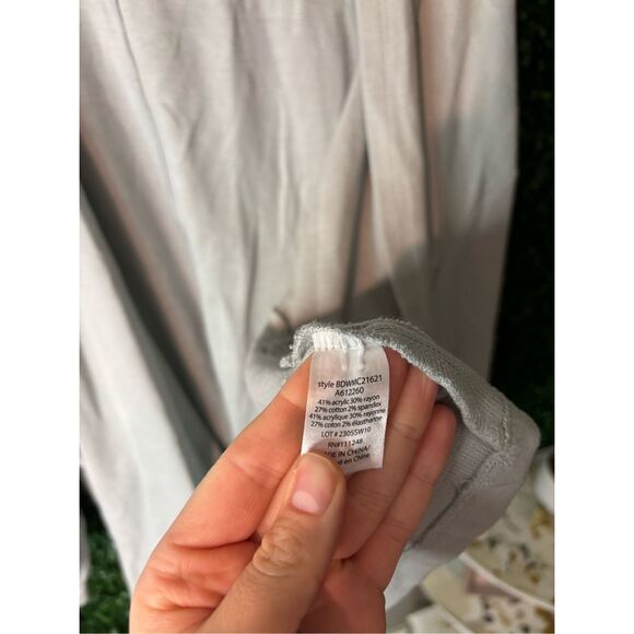 Barefoot Dreams Malibu Collection Brushed Sweater Rain Drop XL - Picture 3 of 5